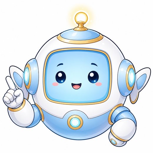 Illustration of Ai (blue robot)