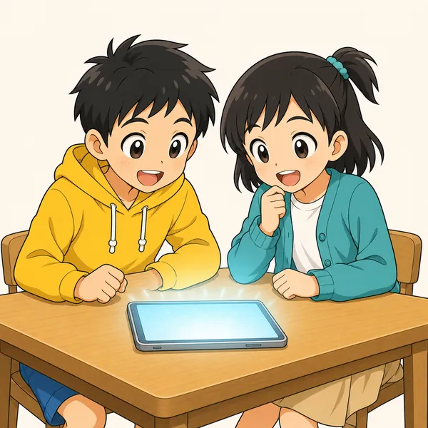 4コマ「AIってなんだろう」の1コマ目