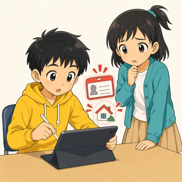 4コマ「安全に使う(いちばん大切)」の1コマ目
