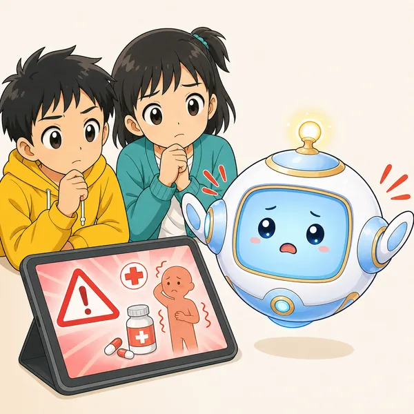 4コマ「安全に使う(いちばん大切)」の3コマ目