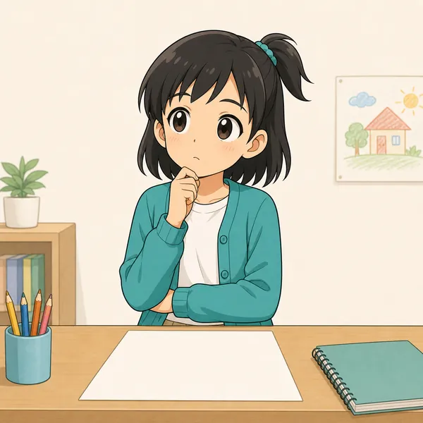 4コマ「人の作品はコピーしない」の3コマ目
