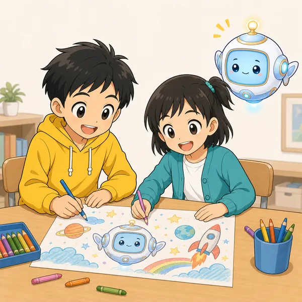 4コマ「人の作品はコピーしない」の4コマ目