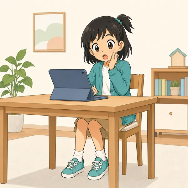 4コマ「うわさを見抜く」の1コマ目