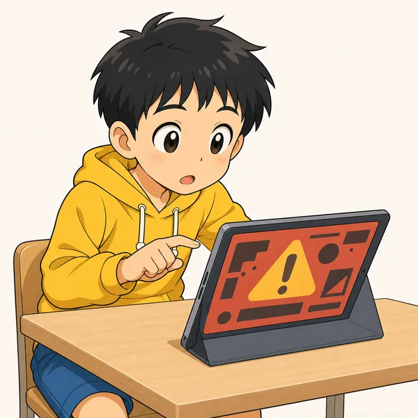 4コマ「見ていいサイト」の1コマ目