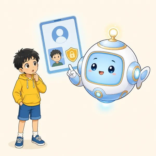 4コマ「その申請、ほんとに友だち?」の2コマ目