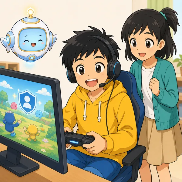 4コマ「ゲームのフレンド、どうする?」の4コマ目