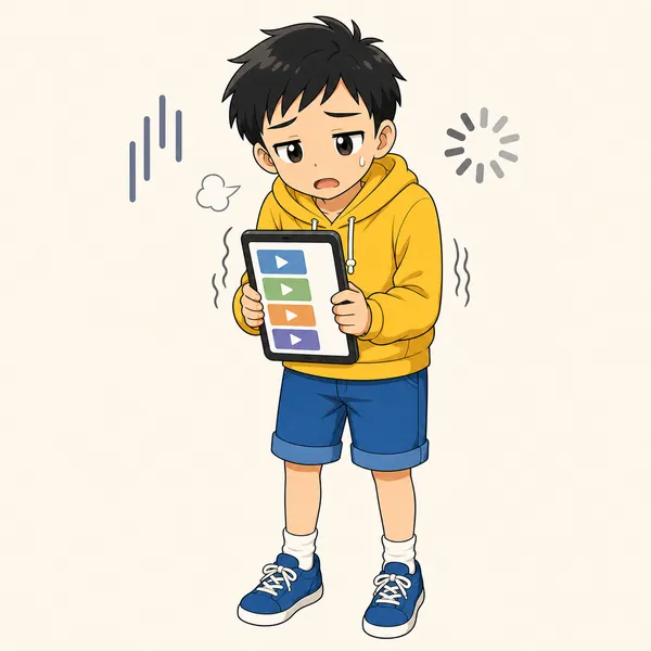 4コマ「ギガの話」の1コマ目