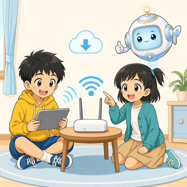 4コマ「ギガの話」の3コマ目