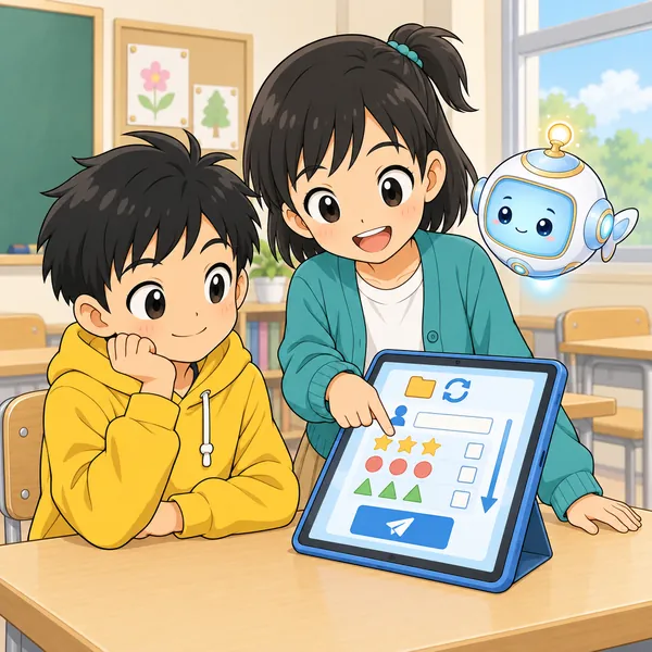 ミオがとなりで、提出前に一度ファイルを開き直して上から下まで目で追って見せている
