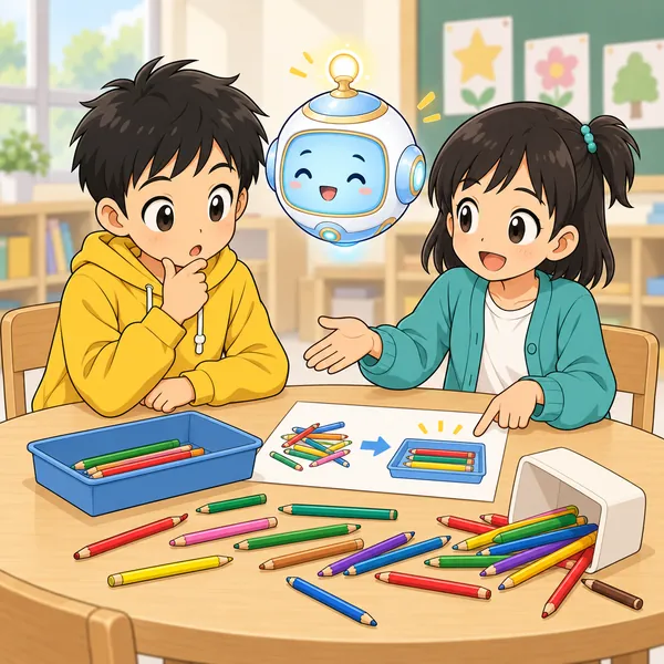 ミオが、次はどうするかを一緒に考えようとしている