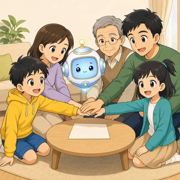 4コマ「家のネットのルール」の3コマ目