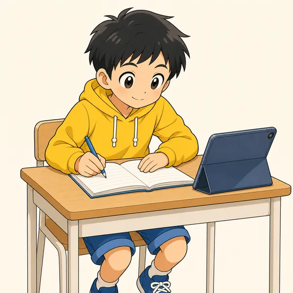 4コマ「最後は自分で考える」の1コマ目