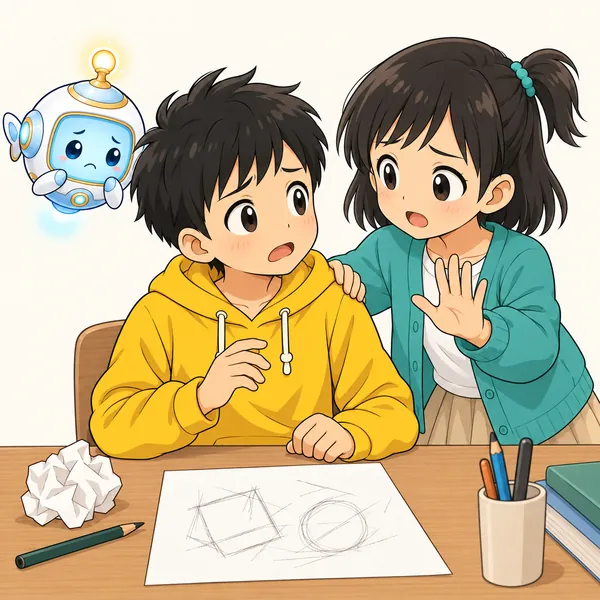 ミオが、その言い方を止めている。アイも心配そうにしている