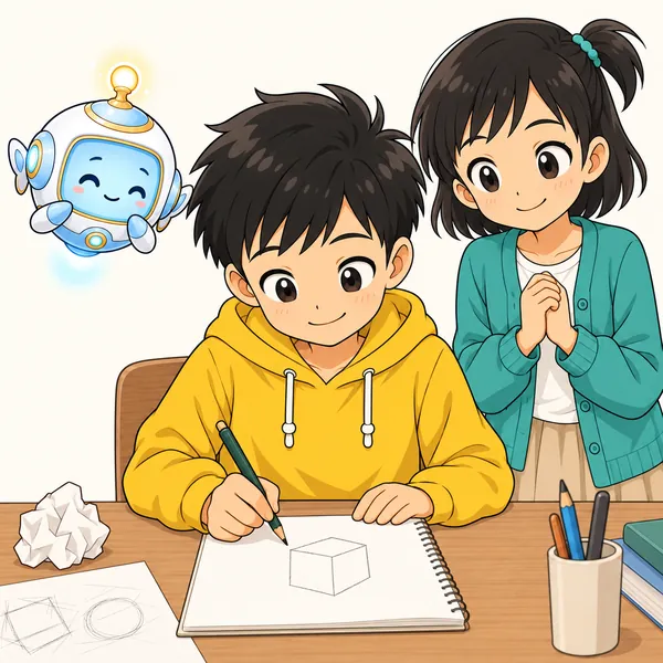 ハルがノートに、その日できたことを一つ書いて、表情がゆるんでいる