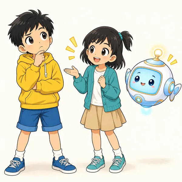 ミオが、何ができる人になりたいのかをたずねている