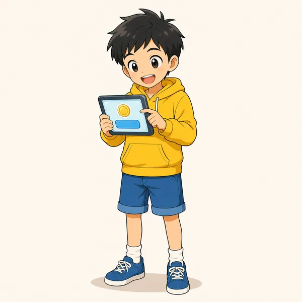 4コマ「課金は“くり返し”が危ない」の1コマ目