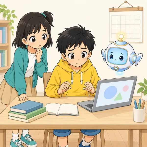 ハルが数日休んでしまい、今までの努力が消えたのではと不安そうにしている