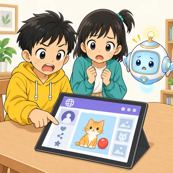 しかし別のサイトに同じ画像が貼られているのを見つけて、二人の表情がこわばる