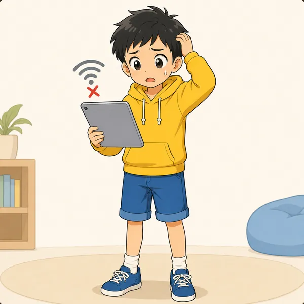 4コマ「つながらない時」の1コマ目