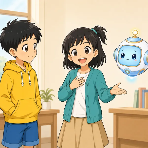 4コマ「気持ちはAIに作れない」の3コマ目