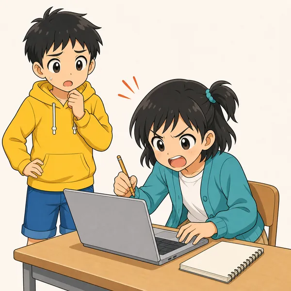 4コマ「言葉は消えない」の1コマ目