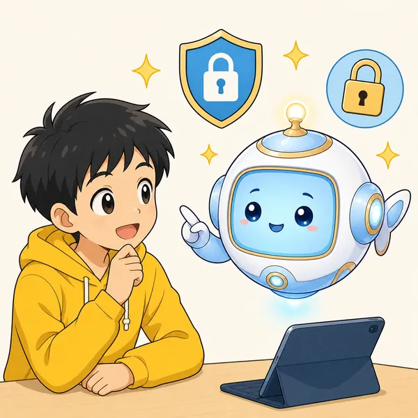 4コマ「ログインの安全」の2コマ目