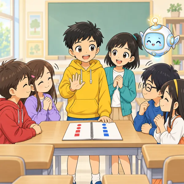 ハルが落ち着いた顔で、まだ決めないでおくことを伝えている
