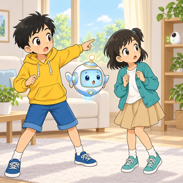 カメラのランプが光っているのにハルが気づき、はっとしている。