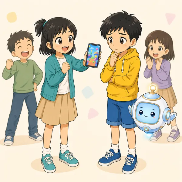 4コマ「「みんなやってる」に流されない」の1コマ目