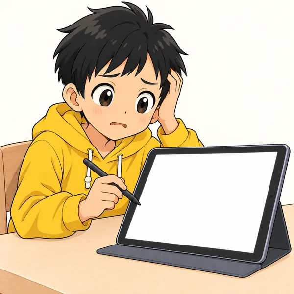自分でやってみようとしたら、手が止まってしまう