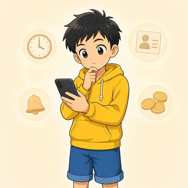 4コマ「「無料アプリ」は本当に無料?」の4コマ目