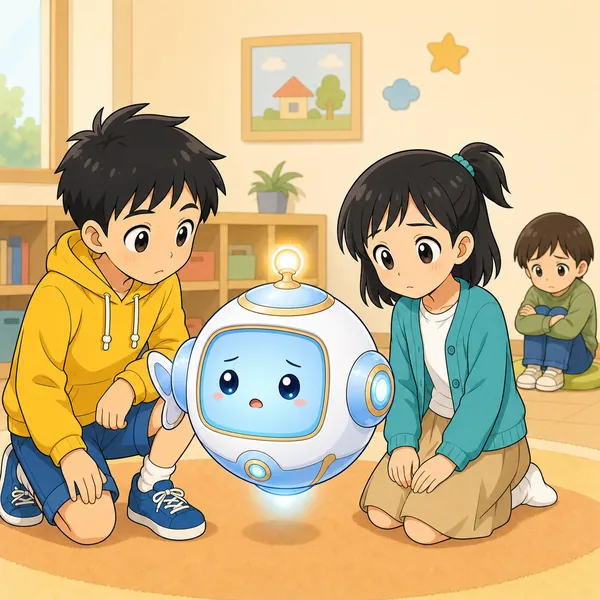 4コマ「仲間はずれをつくらない」の2コマ目