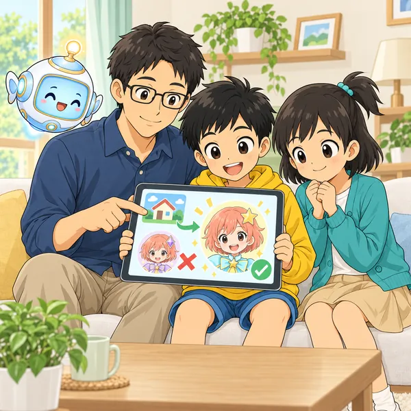 ハルがお父さんと公式サイトからたどり、そっくりなアカウントは別物だったと分かっている。