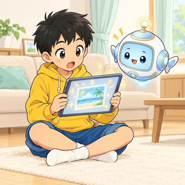 ハルが、AIが妹の名前を知っていることにおどろいている。
