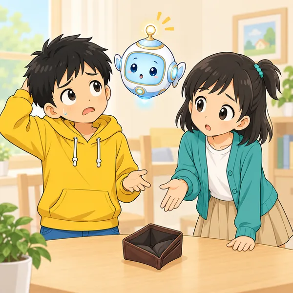 ミオが、何に使ったか覚えているかとたずねている