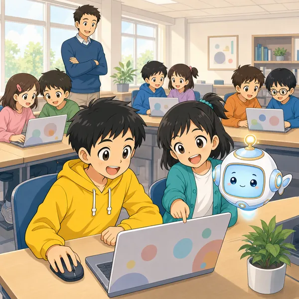 4コマ「放課後PCラボ」の3コマ目