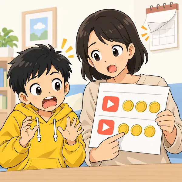 翌月。家の人が明細を見せていて、同じ金額が引かれている