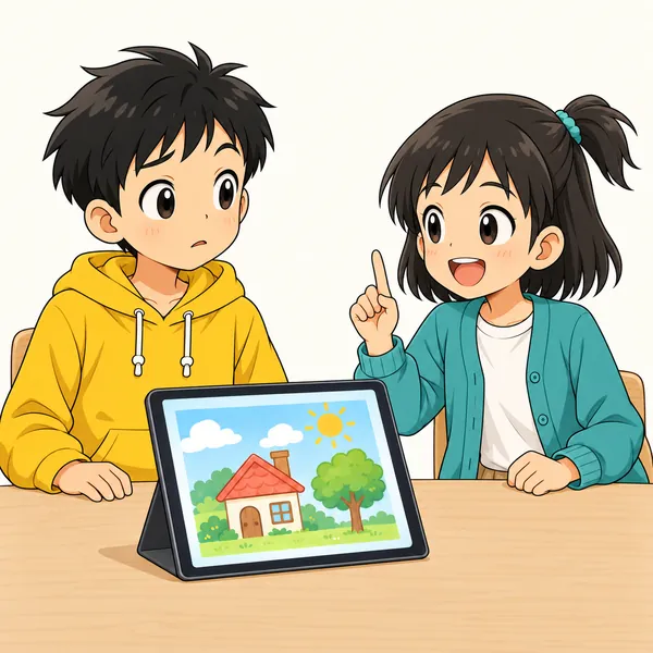 ミオが指を1本立てて、もう一回できるか聞いている。