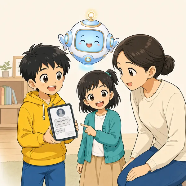 4コマ「知らない人に教えない」の4コマ目