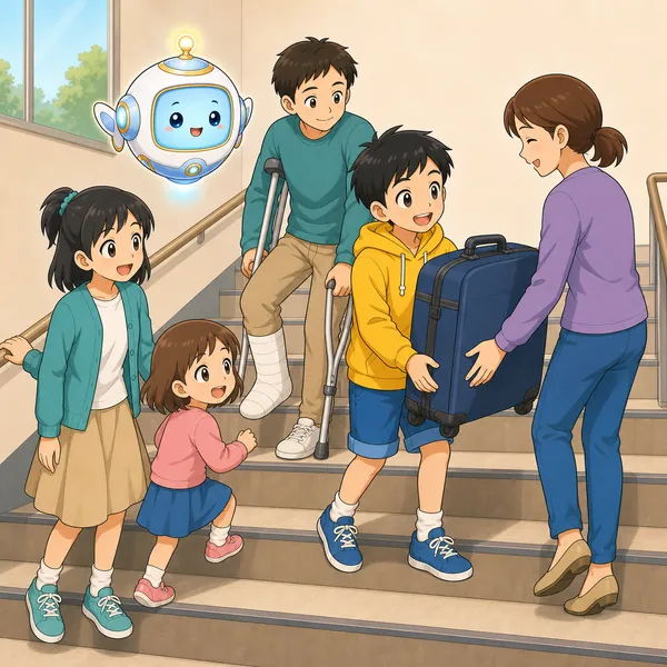 4コマ「違う立場を 想像する」の4コマ目