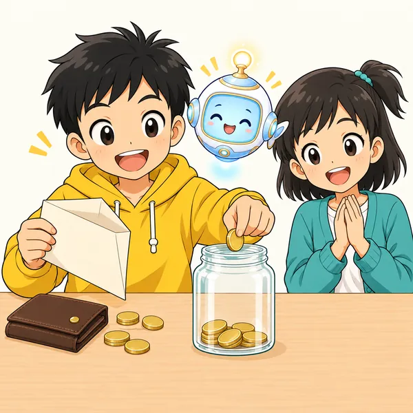 ハルがもらったその日に一部を別の入れものに移している