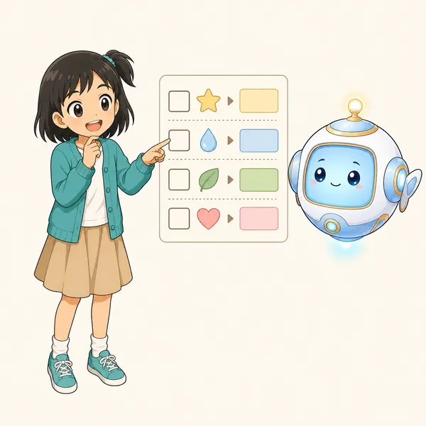 4コマ「上手なたのみ方」の3コマ目