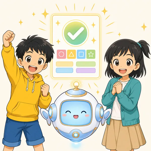 4コマ「上手なたのみ方」の4コマ目