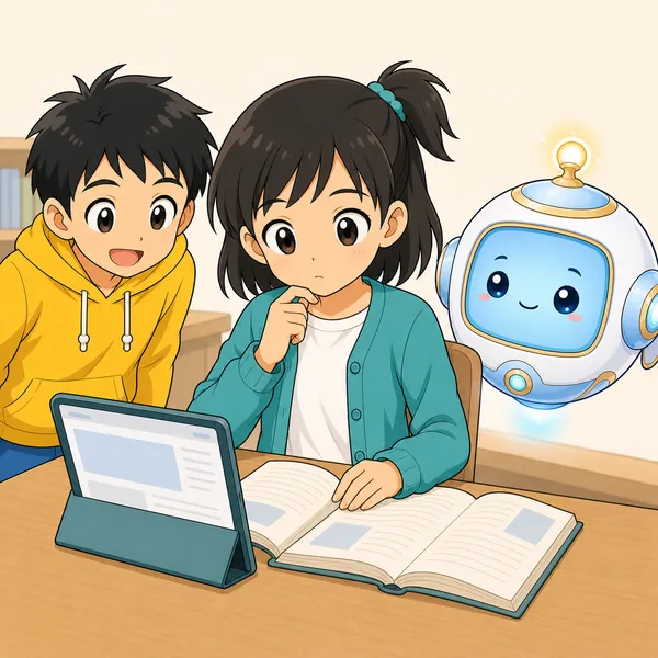 4コマ「AIは確かめる」の3コマ目