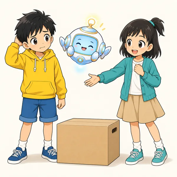 ミオが、たのめる人も強いのだと話している