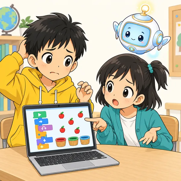 ミオが、何がすごいのかをたずねている