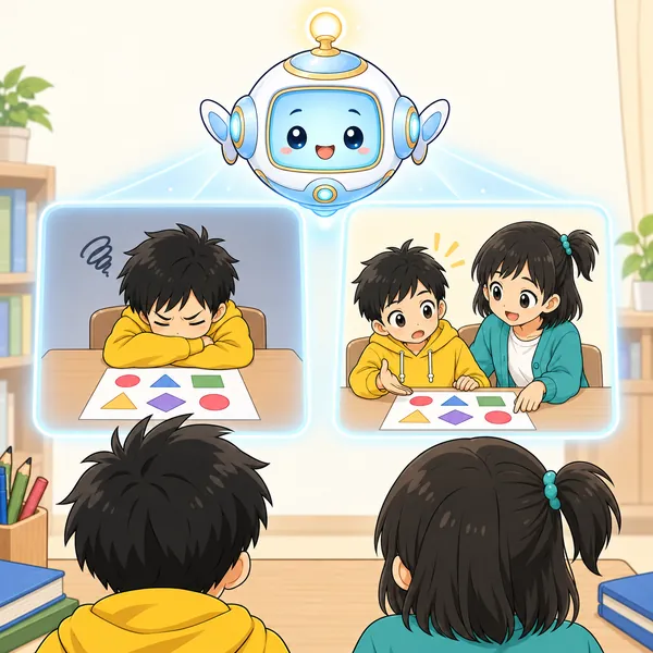 アイが、強がって抱えこむ場合と、正直に言う場合のちがいを見せている