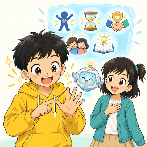 ハルが、自分がすでに持っているものを数えて、おどろいている