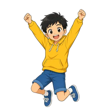 動くスタンプ 動くスタンプ アニメ GIF ハル ジャンプ