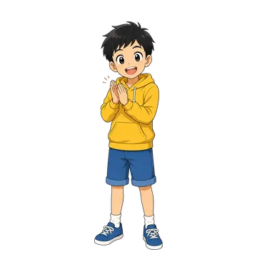 動くスタンプ 動くスタンプ アニメ GIF ハル 拍手